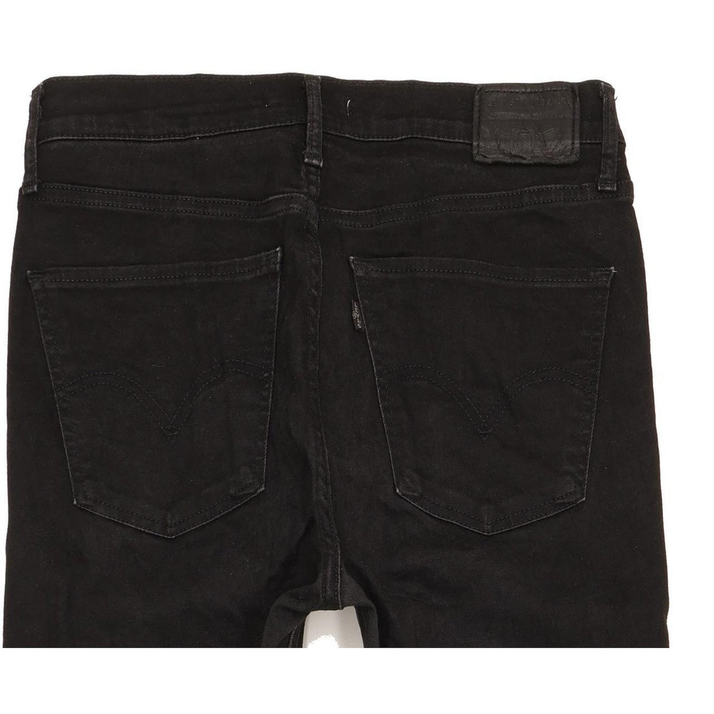 Levi's Mile Black Skinny Slim Stretch Jeans High Waisted W30 L30