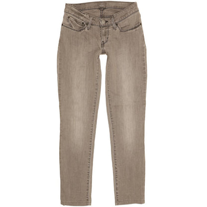 Levi's Bold Curve Women Grey Skinny Slim Stretch Jeans W28 L28