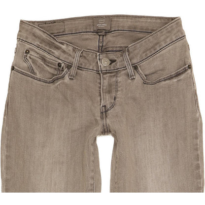 Levi's Bold Curve Women Grey Skinny Slim Stretch Jeans W28 L28