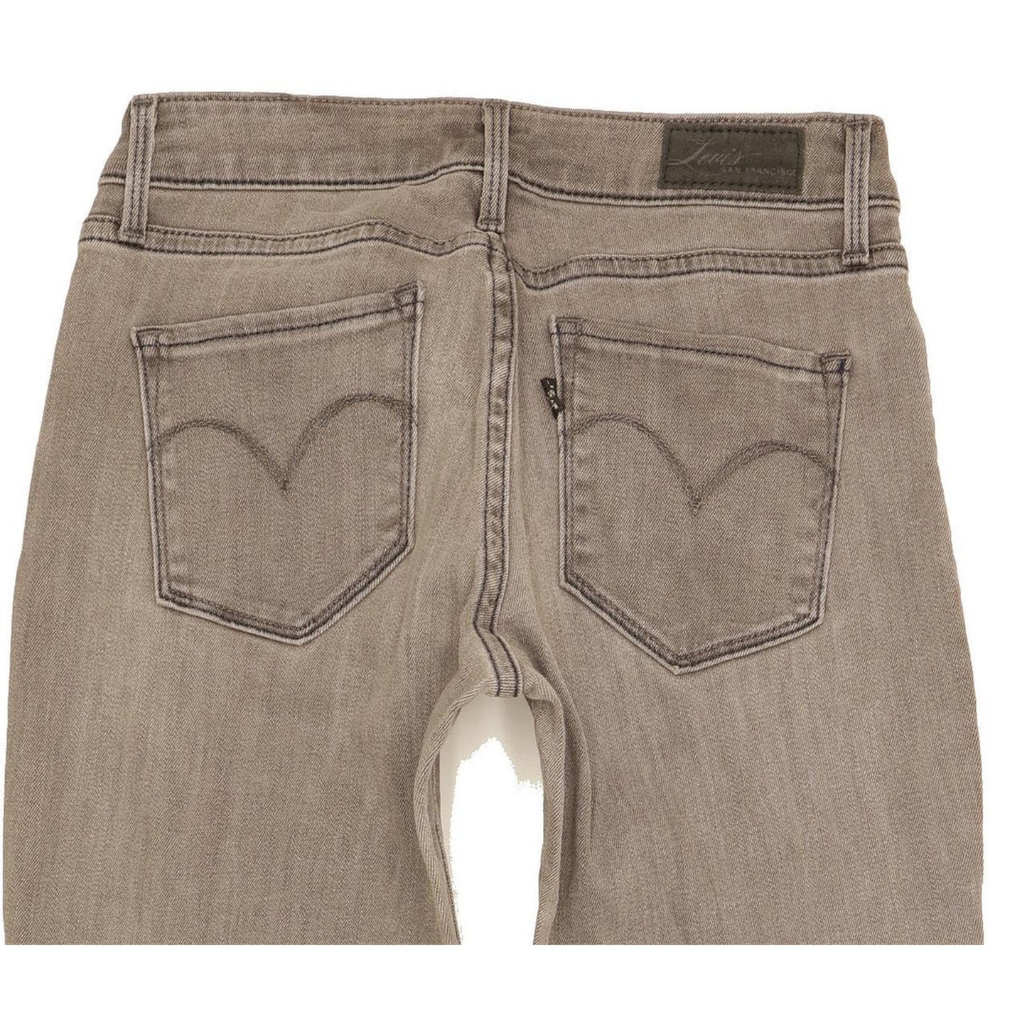 Levi's Bold Curve Women Grey Skinny Slim Stretch Jeans W28 L28
