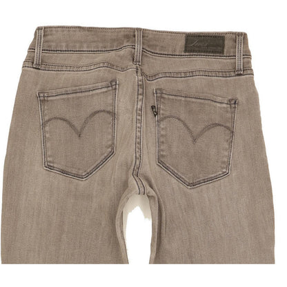Levi's Bold Curve Women Grey Skinny Slim Stretch Jeans W28 L28