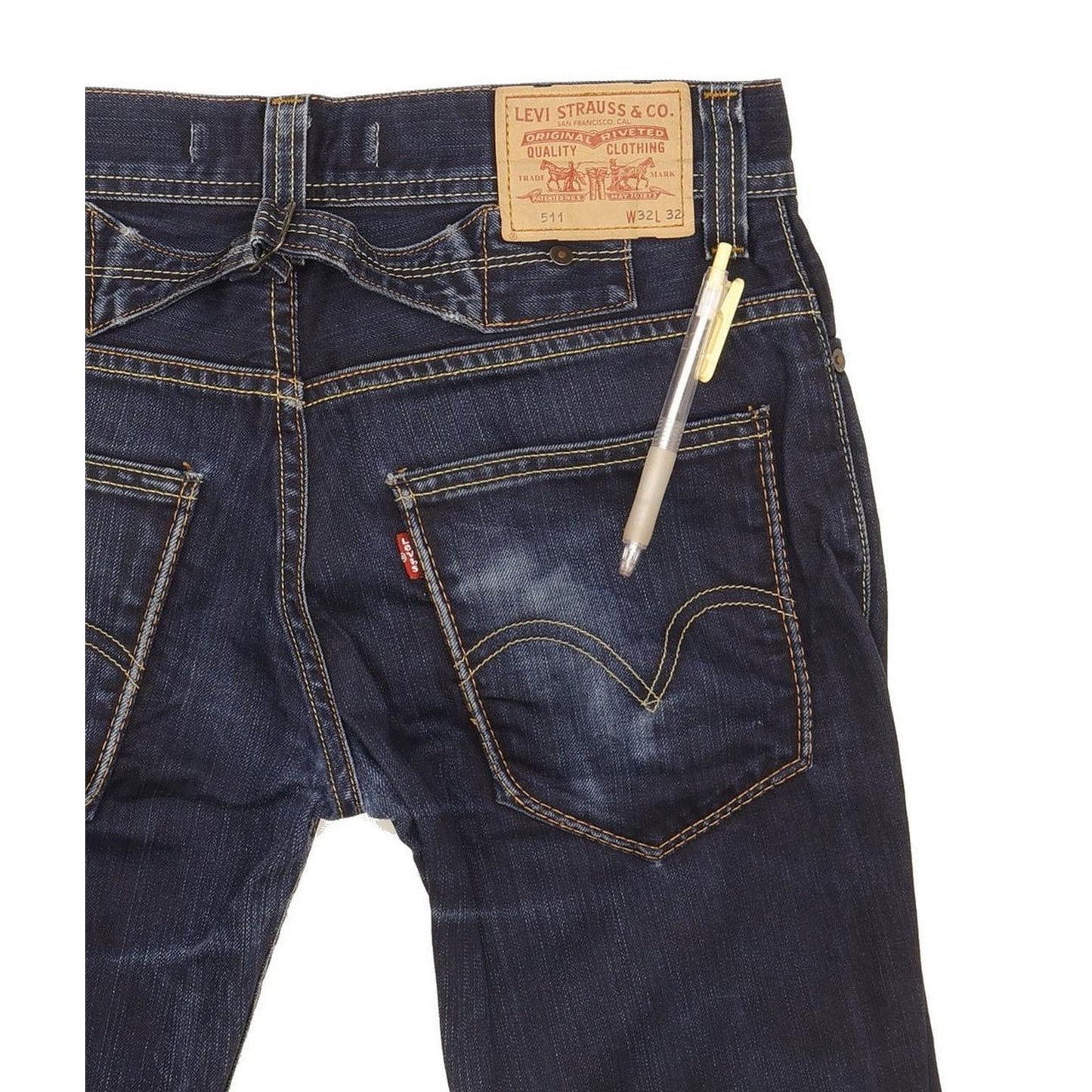 Levi's 511 Men Blue Straight Slim Jeans W32 L31