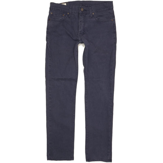 Levi's 511 Men Navy Straight Slim Stretch Jeans W32 L31