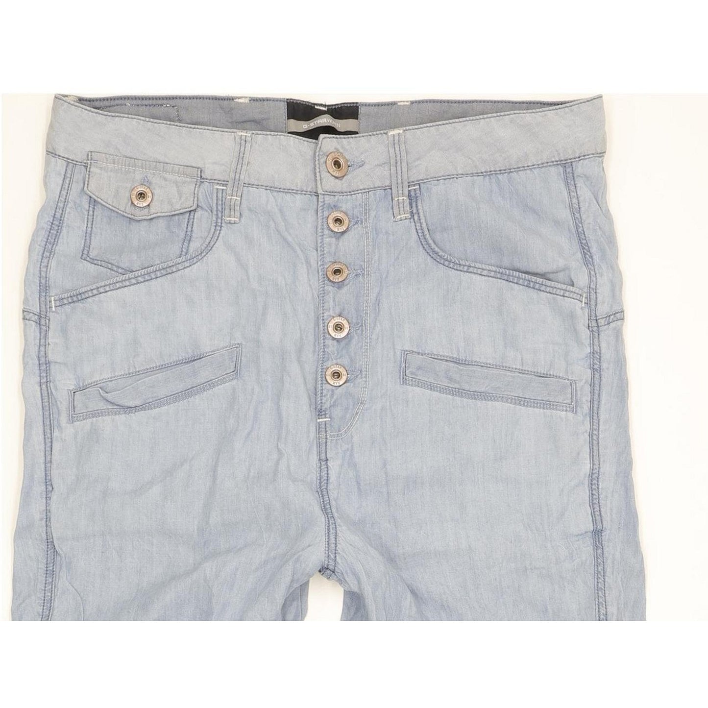 G-Star Davin Blue Tapered Loose Jeans High Waisted W28 L30