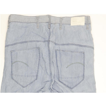 G-Star Davin Blue Tapered Loose Jeans High Waisted W28 L30