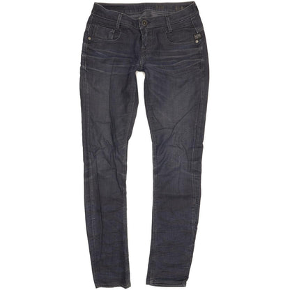 G-Star New Radar Women Blue Skinny Slim Stretch Jeans W27 L31