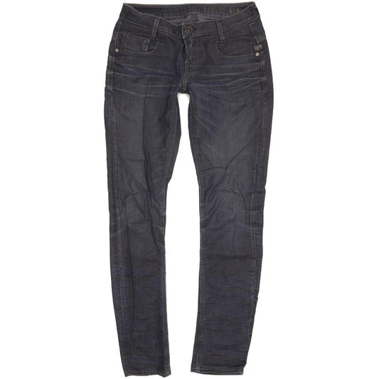 G-Star New Radar Women Blue Skinny Slim Stretch Jeans W27 L31