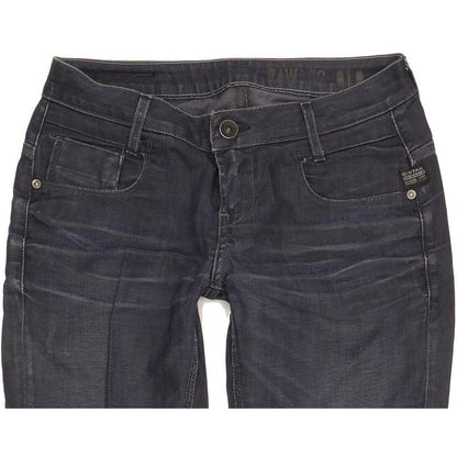 G-Star New Radar Women Blue Skinny Slim Stretch Jeans W27 L31
