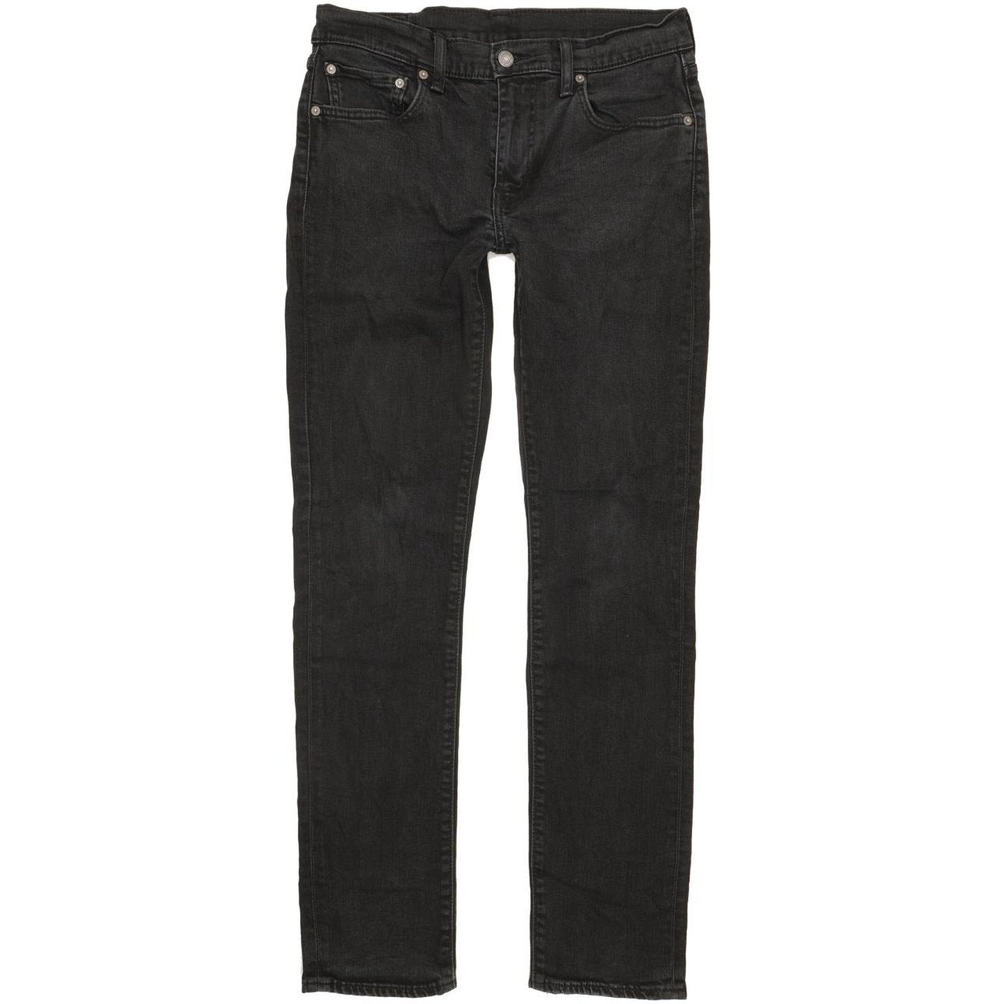 Levi's 511 Men Black Straight Slim Stretch Jeans W32 L33