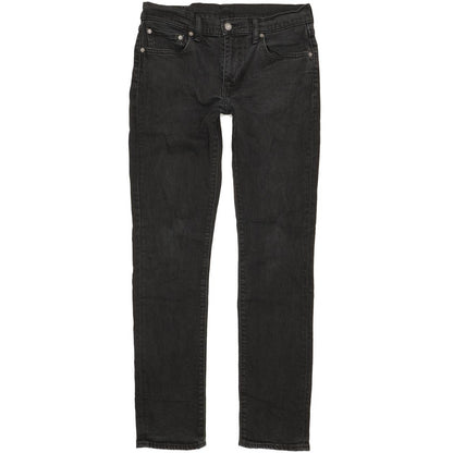 Levi's 511 Men Black Straight Slim Stretch Jeans W32 L33
