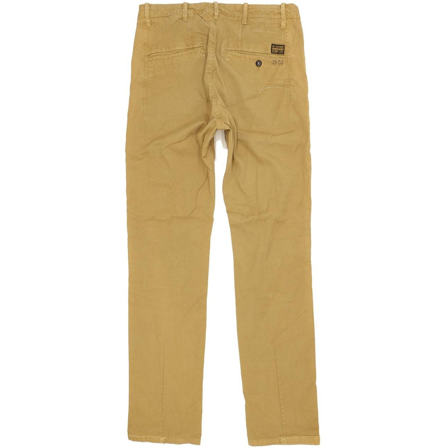 G-Star Bronson Women Beige Tapered Slim Chino Stretch Jeans W29 L34