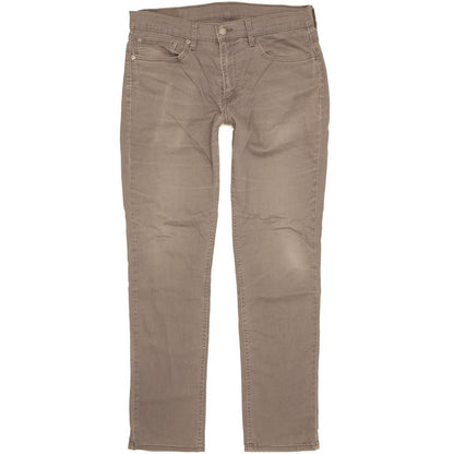 Levi's 511 Men Grey Straight Slim Stretch Jeans W34 L33