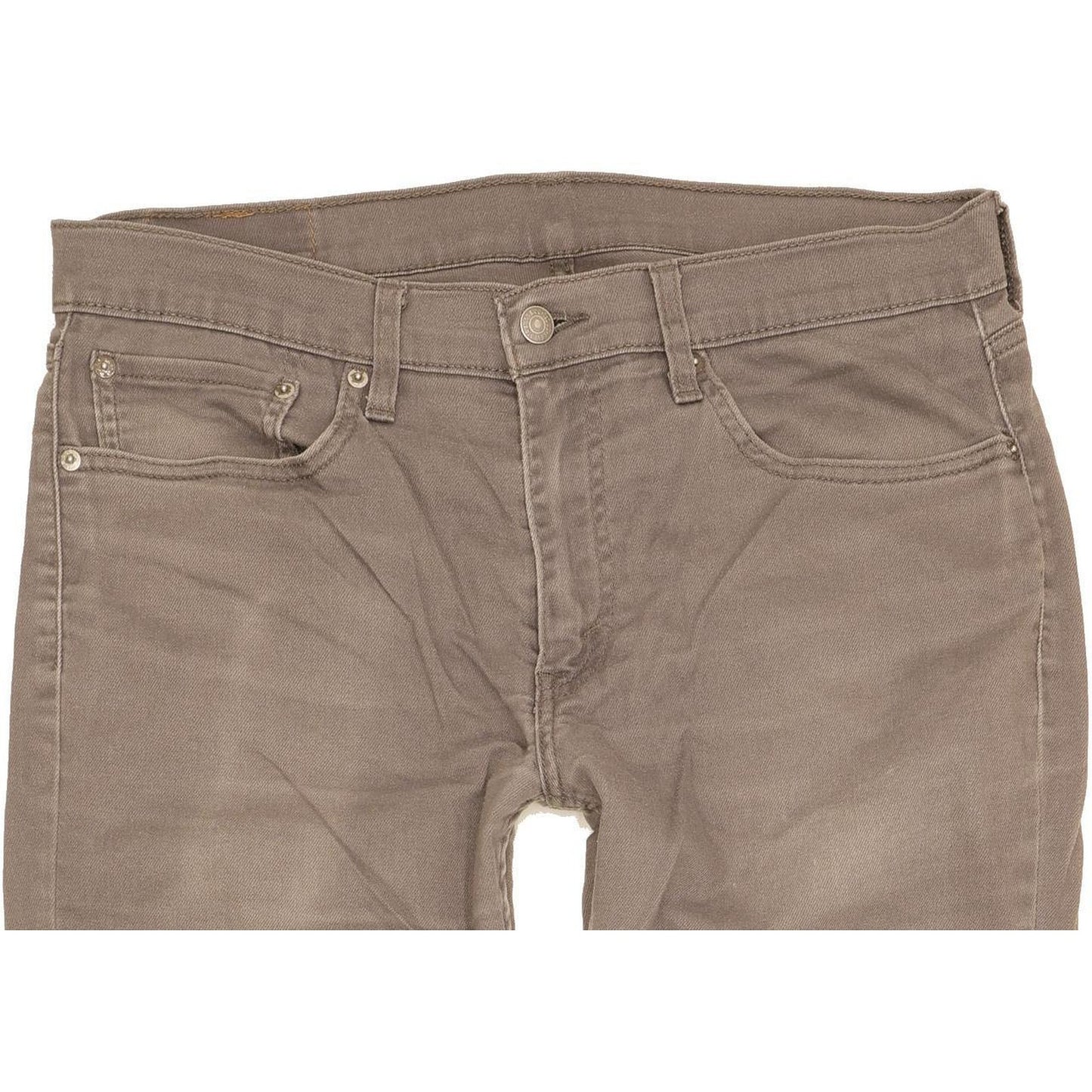 Levi's 511 Men Grey Straight Slim Stretch Jeans W34 L33