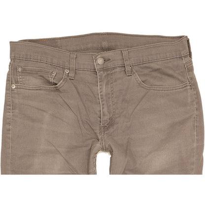 Levi's 511 Men Grey Straight Slim Stretch Jeans W34 L33