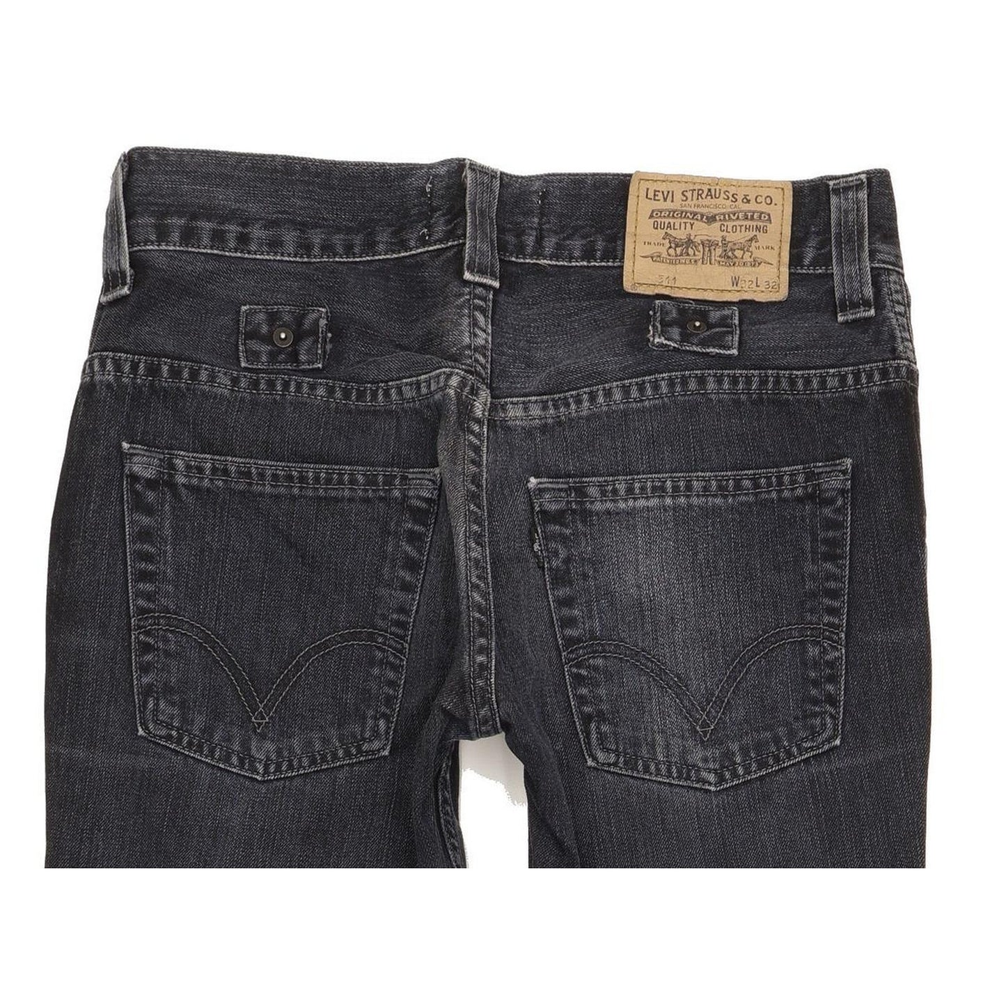 Levi's 511 Men Navy Straight Slim Jeans W32 L32