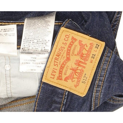Levi's 512 Men Blue Tapered Slim Stretch Jeans W31 L30