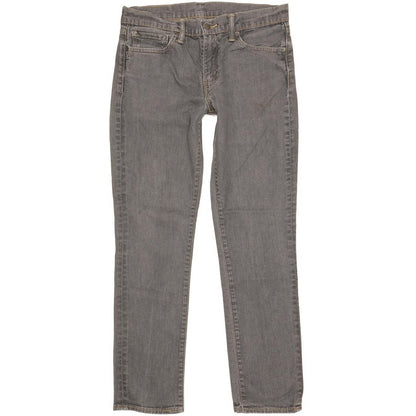 Levi's 511 Men Grey Skinny Slim Stretch Jeans W33 L31