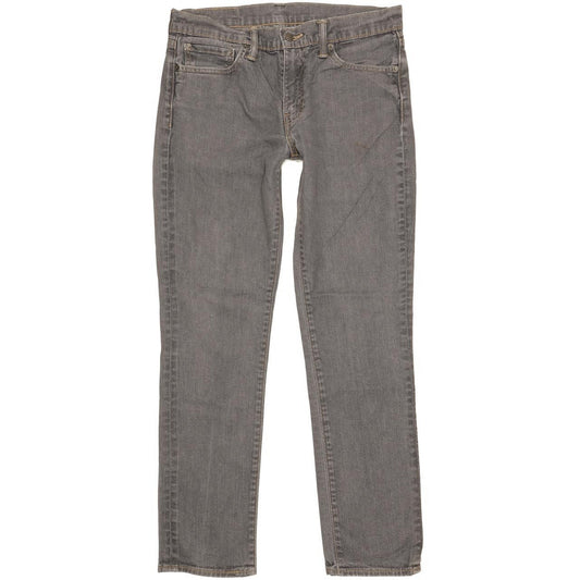 Levi's 511 Men Grey Skinny Slim Stretch Jeans W33 L31
