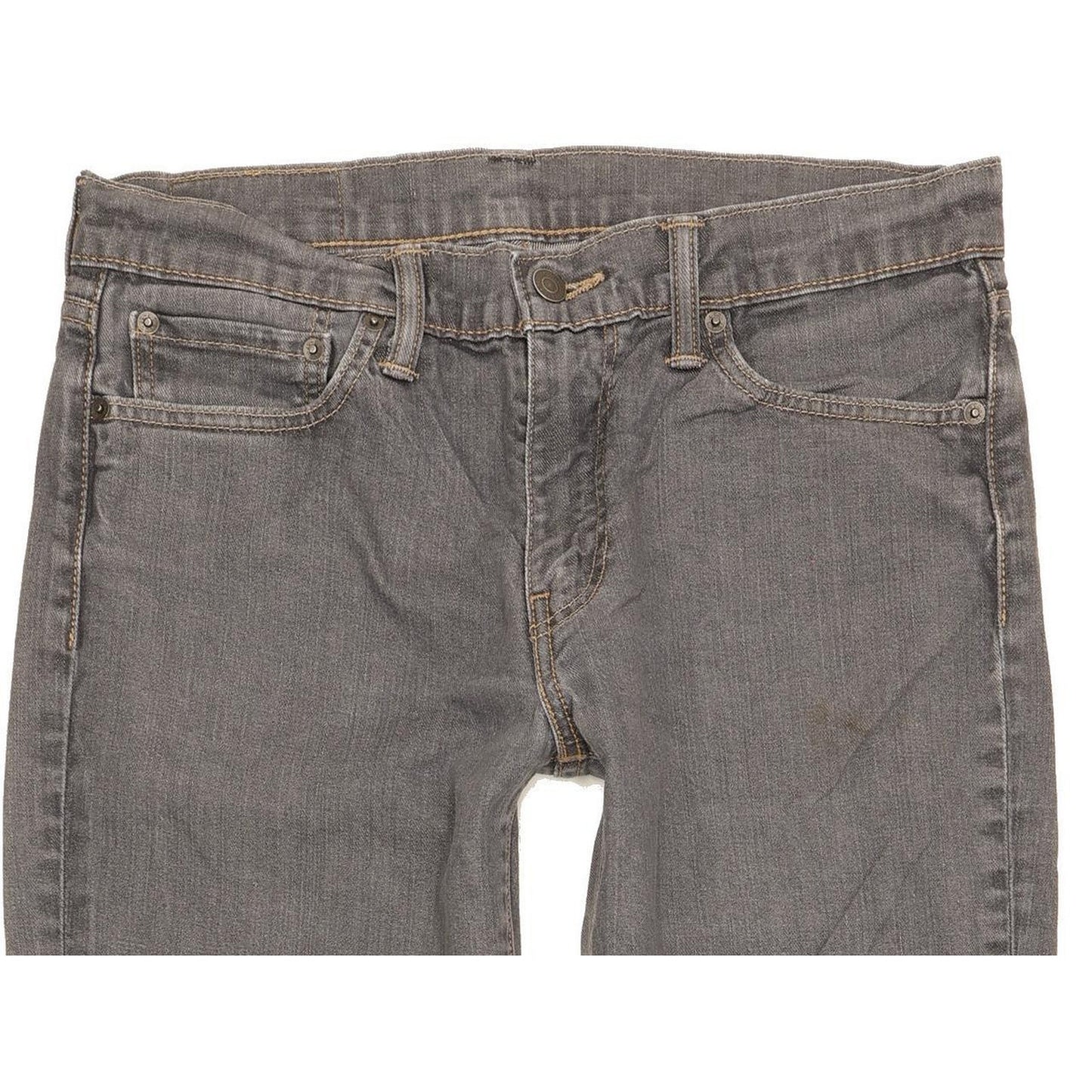 Levi's 511 Men Grey Skinny Slim Stretch Jeans W33 L31