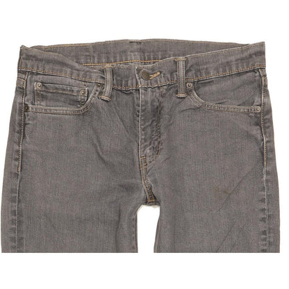 Levi's 511 Men Grey Skinny Slim Stretch Jeans W33 L31