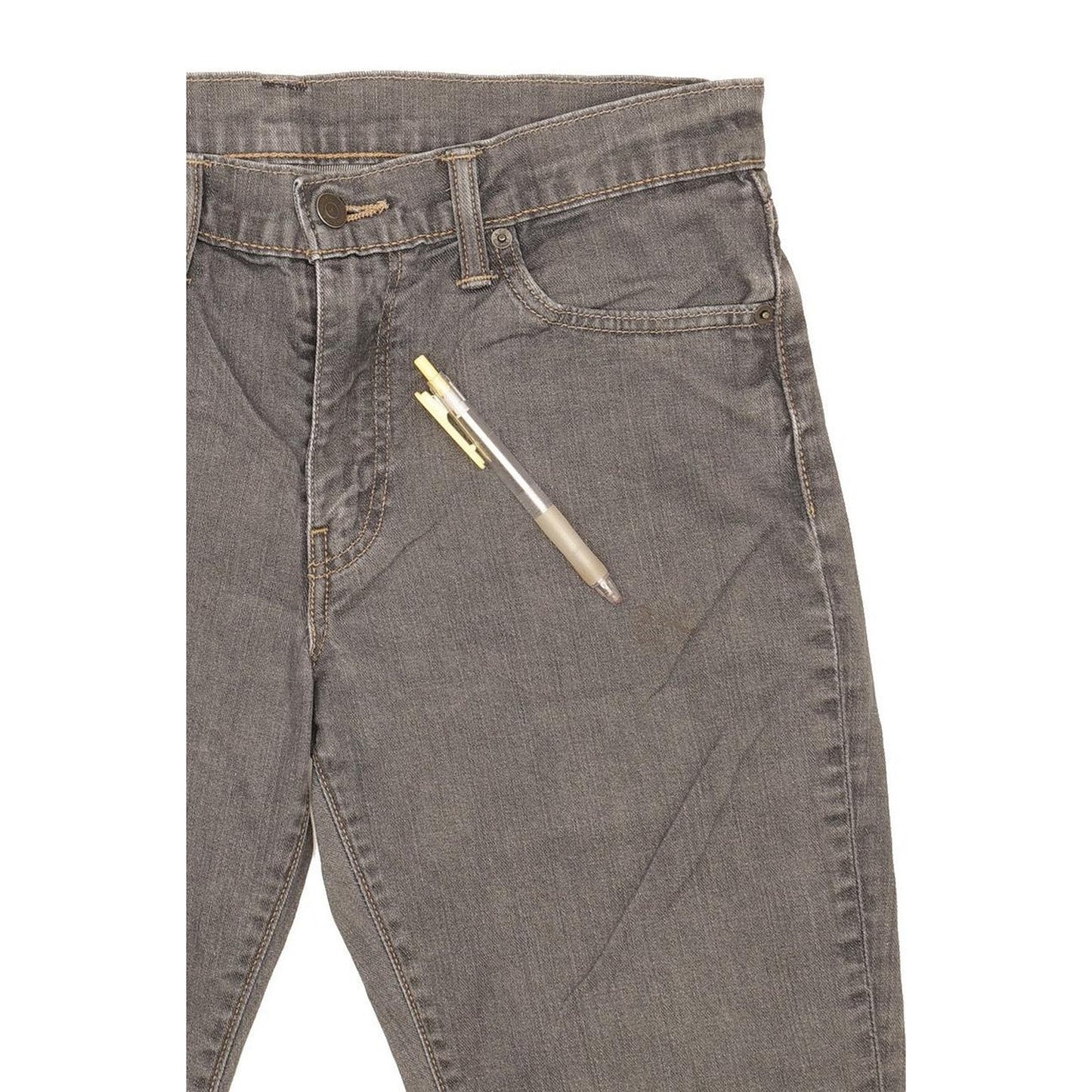 Levi's 511 Men Grey Skinny Slim Stretch Jeans W33 L31