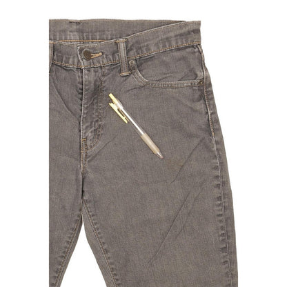 Levi's 511 Men Grey Skinny Slim Stretch Jeans W33 L31