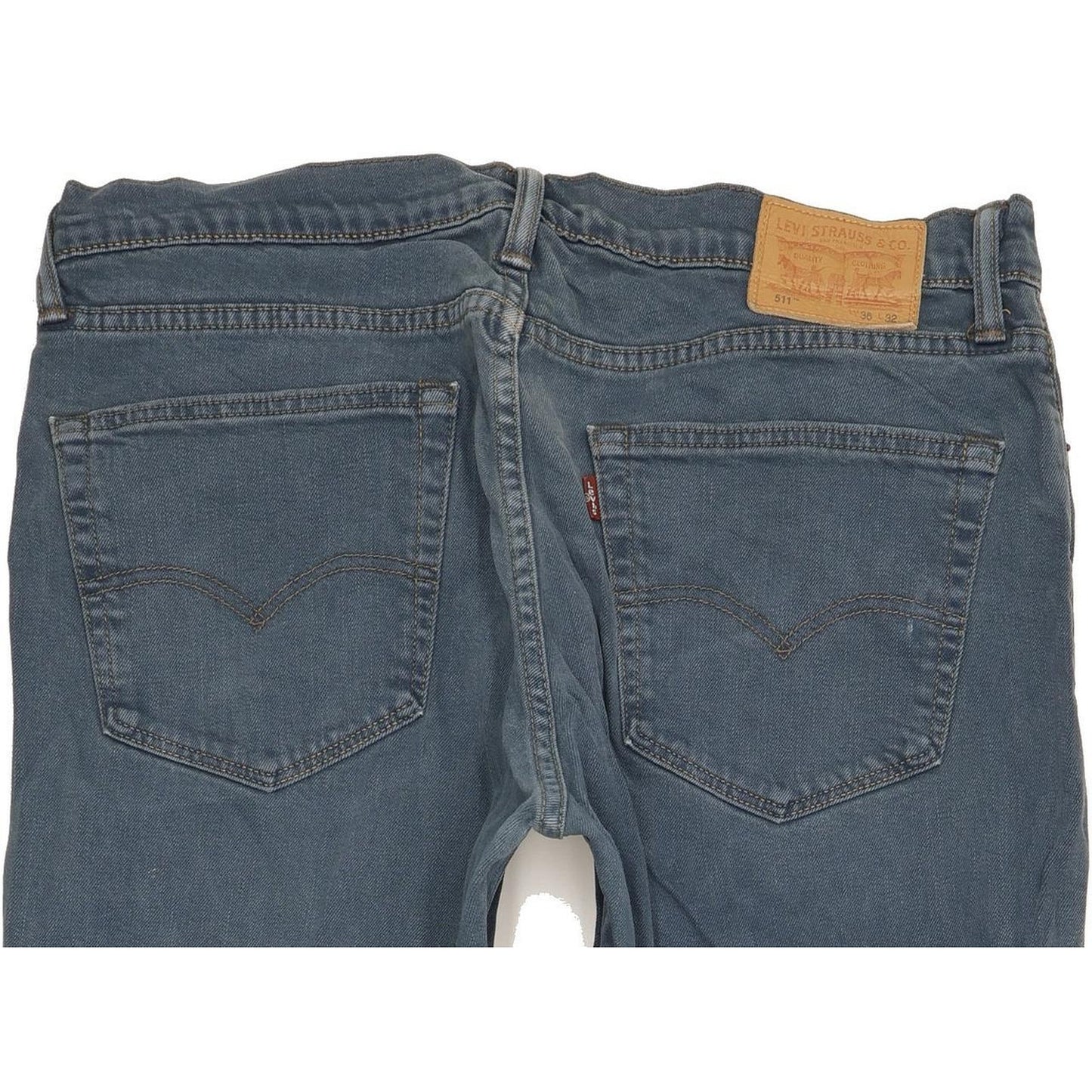 Levi's 511 Men Blue Straight Slim Stretch Jeans W36 L32