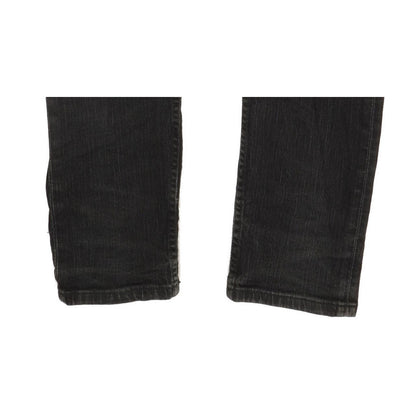 Levi's Men Black Straight Slim Stretch Jeans W34 L31