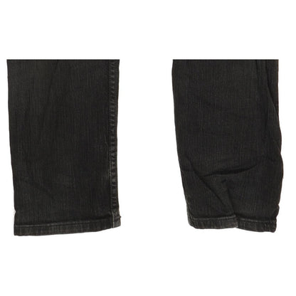 Levi's Men Black Straight Slim Stretch Jeans W34 L31