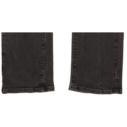 Levi's 504 Tilted Women Black Straight Slim Stretch Jeans W32 L8