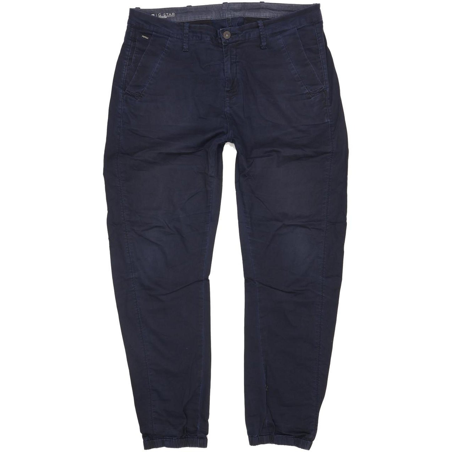 G-Star Bronson Treiner Navy Tapered Loose Boyfriend Stretch Jeans High Waisted W30 L33