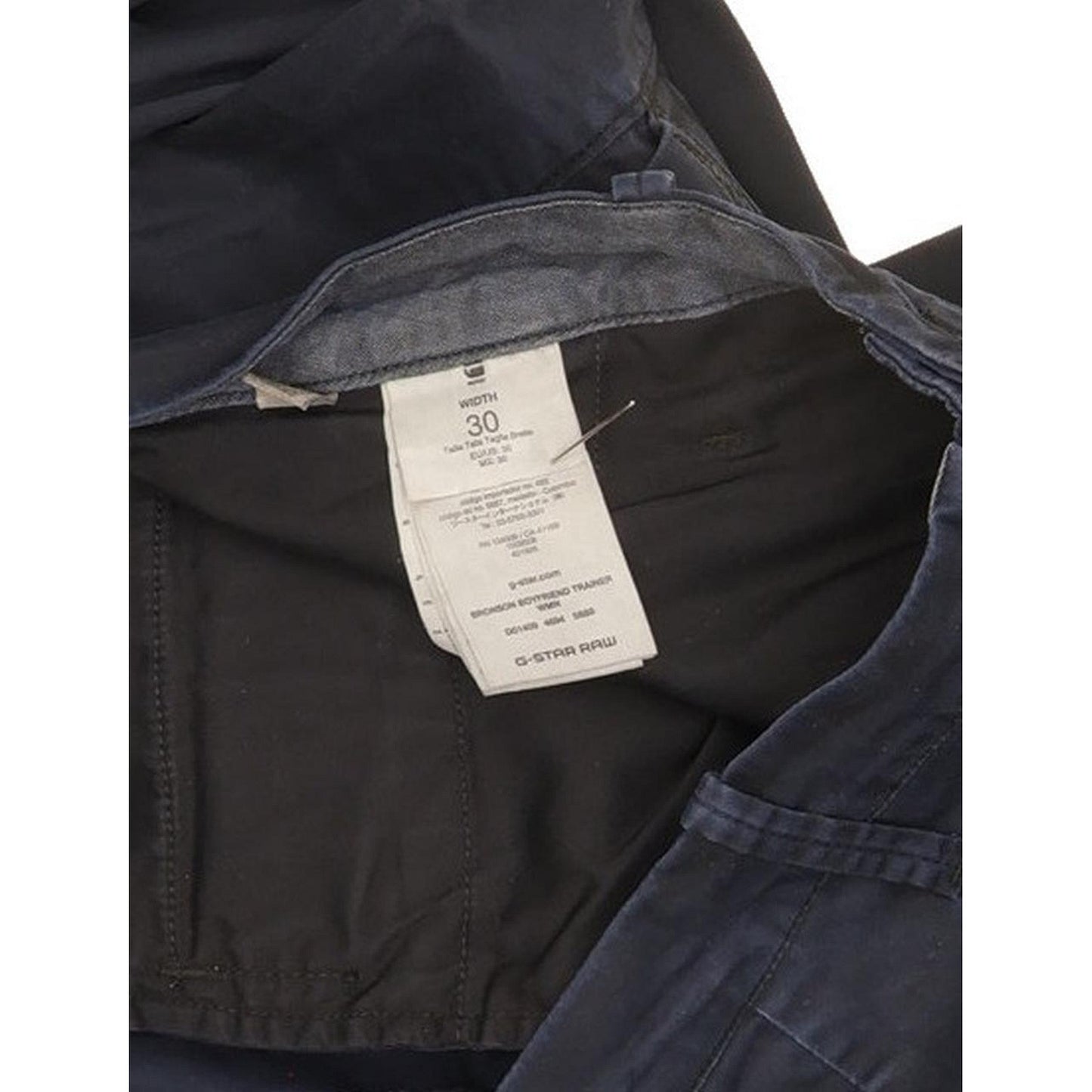 G-Star Bronson Treiner Navy Tapered Loose Boyfriend Stretch Jeans High Waisted W30 L33