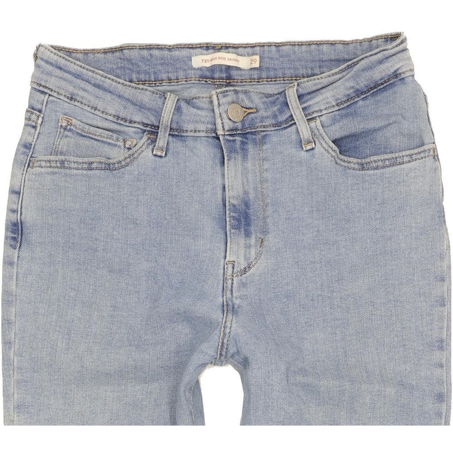 Levi's 721 Women Blue Skinny Slim Stretch Jeans W29 L28