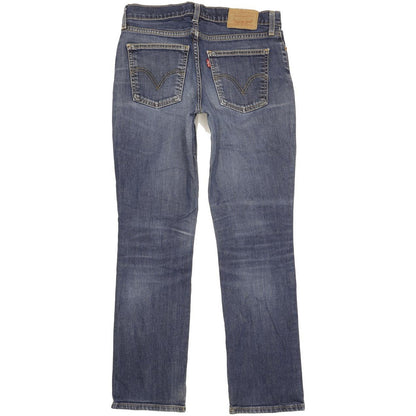 Levi's 528 Women Blue Straight Slim Stretch Jeans W32 L31