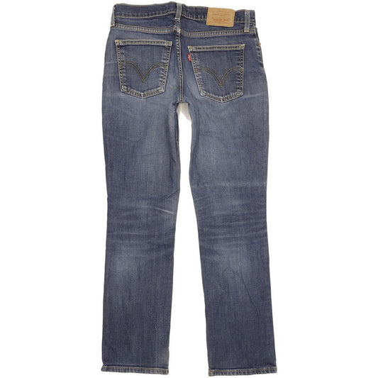 Levi's 528 Women Blue Straight Slim Stretch Jeans W32 L31