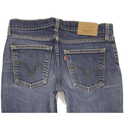 Levi's 528 Women Blue Straight Slim Stretch Jeans W32 L31