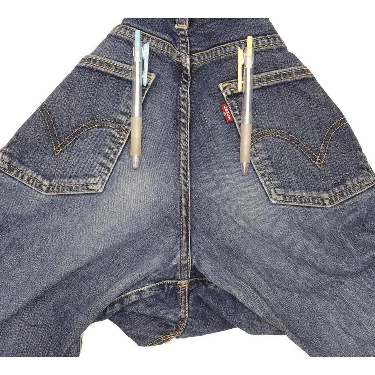 Levi's 528 Women Blue Straight Slim Stretch Jeans W32 L31