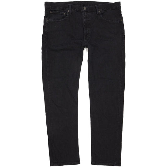 Levi's 508 Men Black Straight Slim Stretch Jeans W37 L32