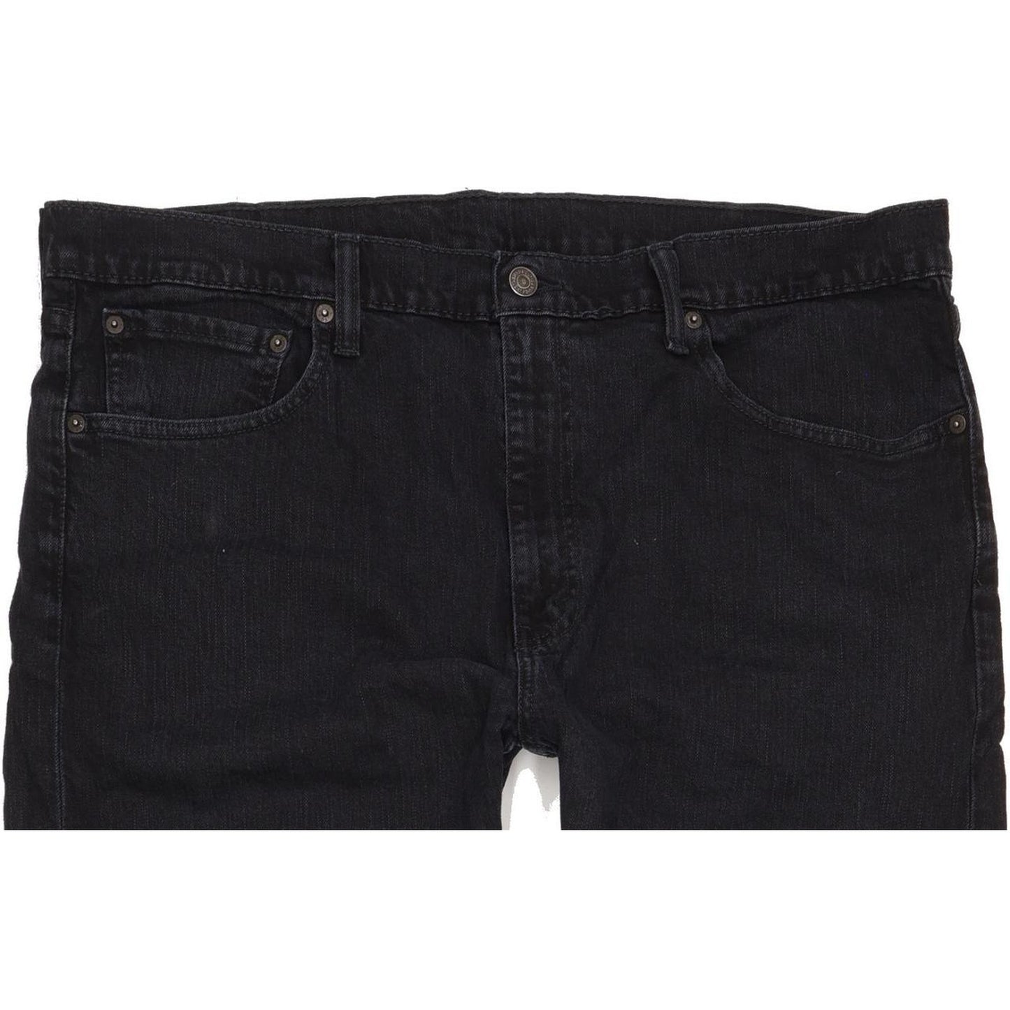 Levi's 508 Men Black Straight Slim Stretch Jeans W37 L32
