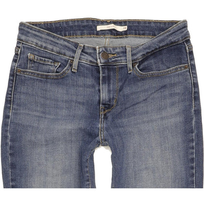 Levi's 712 Women Blue Skinny Slim Stretch Jeans W28 L29