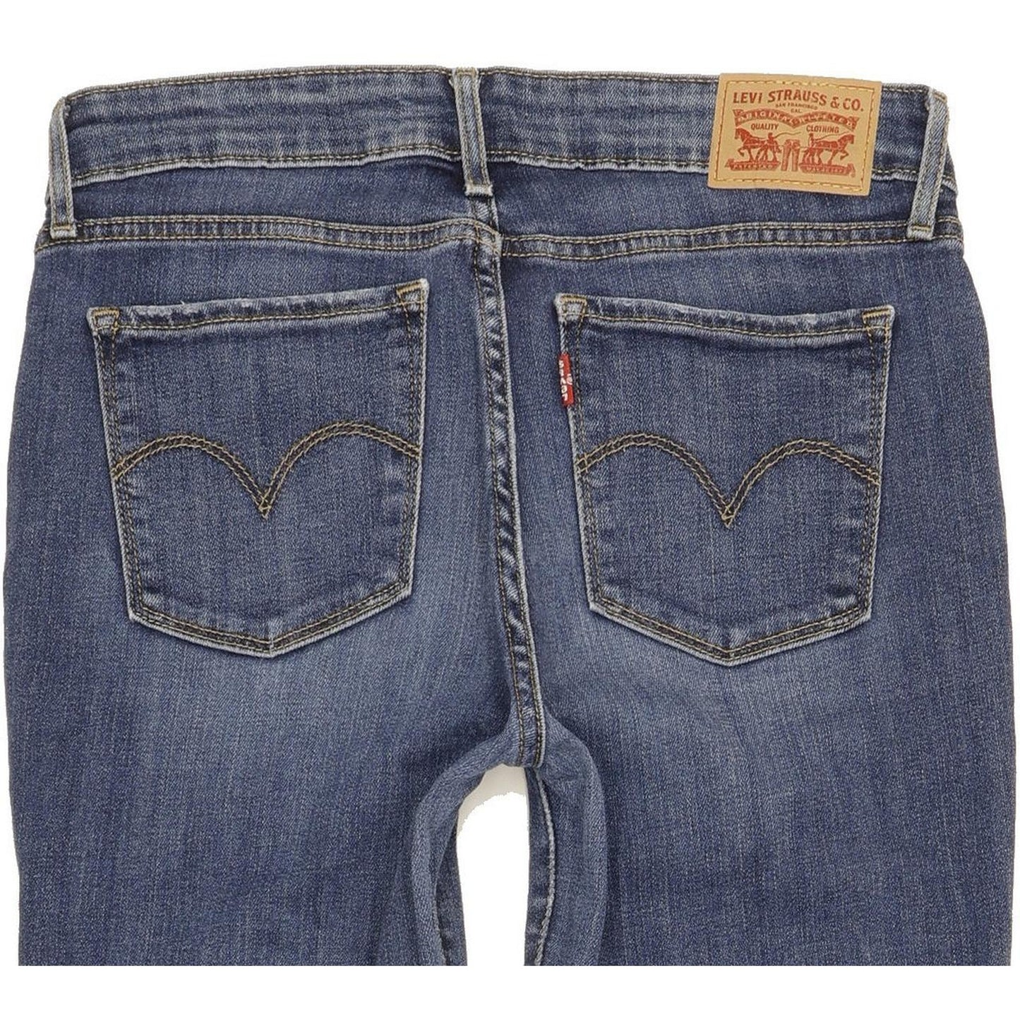 Levi's 712 Women Blue Skinny Slim Stretch Jeans W28 L29