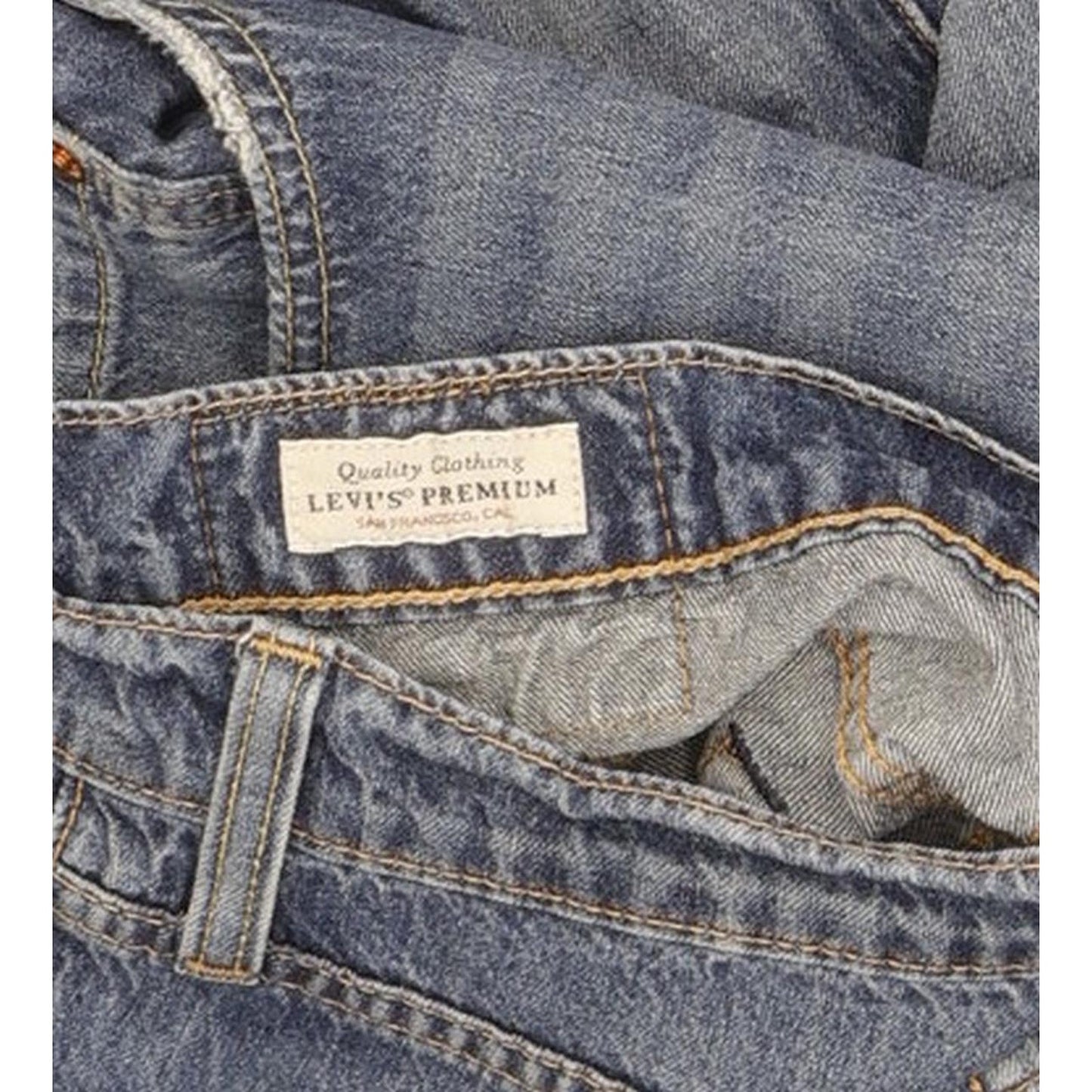 Levi's 511 Men Blue Straight Slim Stretch Jeans W30 L30