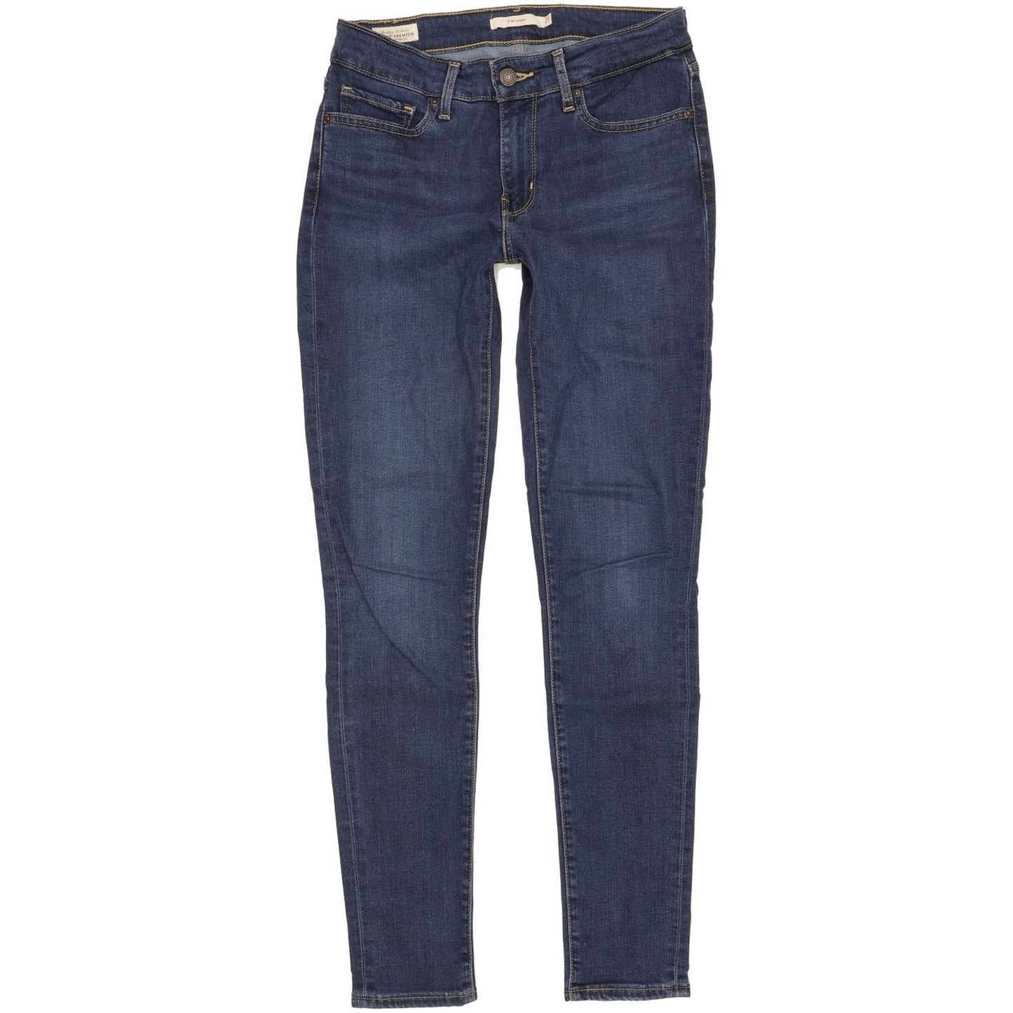 Levi's 711 Women Blue Skinny Slim Stretch Jeans W27 L30