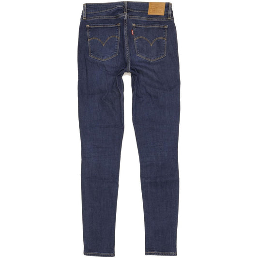 Levi's 711 Women Blue Skinny Slim Stretch Jeans W27 L30
