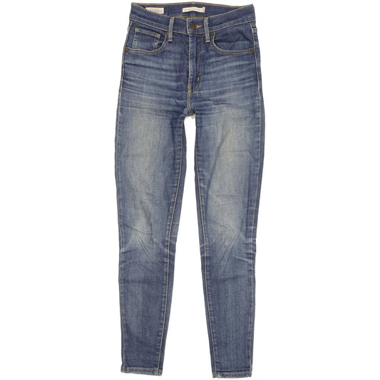 Levi's Mile Women Blue Skinny Slim Stretch Jeans W25 L28