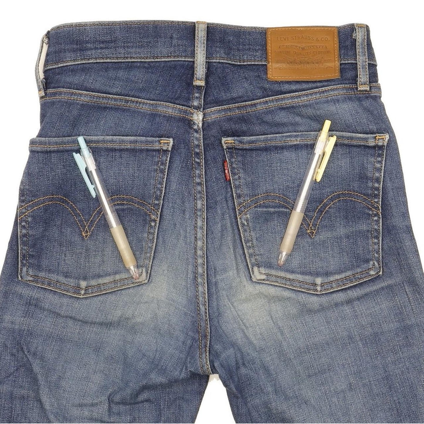 Levi's Mile Women Blue Skinny Slim Stretch Jeans W25 L28