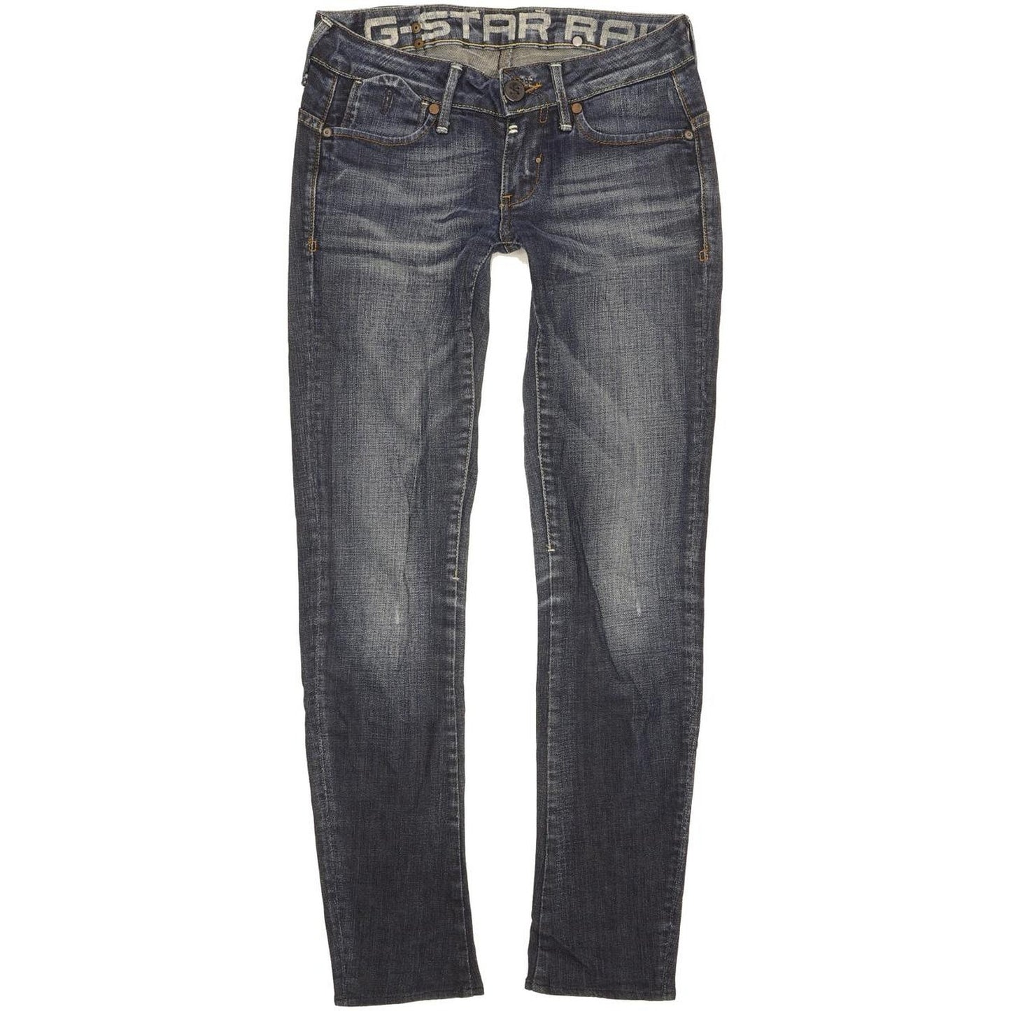 G-Star Corvet Women Blue Skinny Slim Stretch Jeans W25 L29