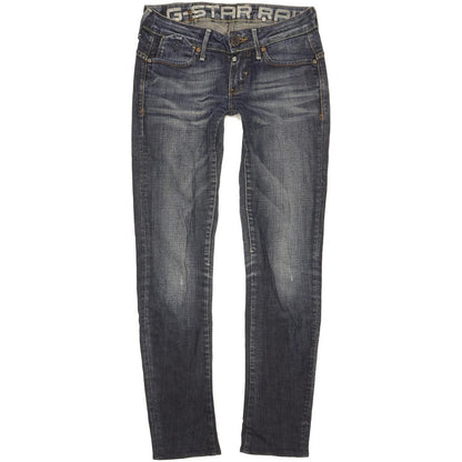 G-Star Corvet Women Blue Skinny Slim Stretch Jeans W25 L29