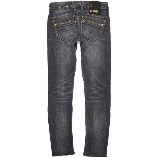 G-Star Corvet Women Blue Skinny Slim Stretch Jeans W25 L29