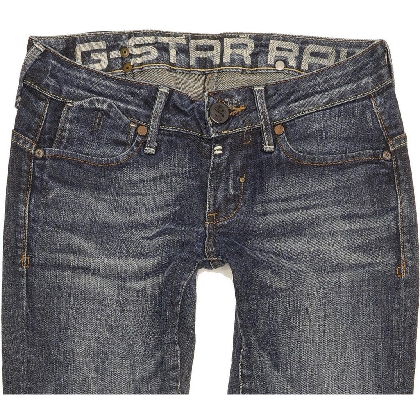 G-Star Corvet Women Blue Skinny Slim Stretch Jeans W25 L29